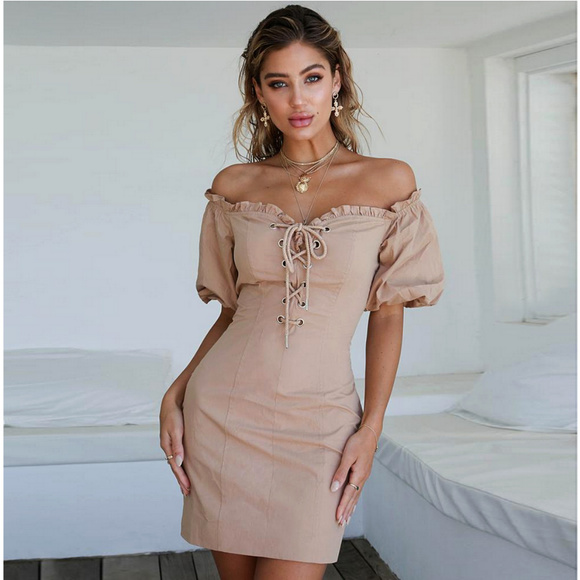 [SOLD]  I AM GIA “Alya” lace-up mini — BNWT - Picture 2 of 7